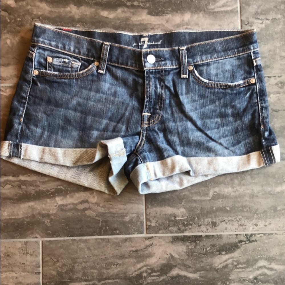 7 for All Mankind Jean Shorts